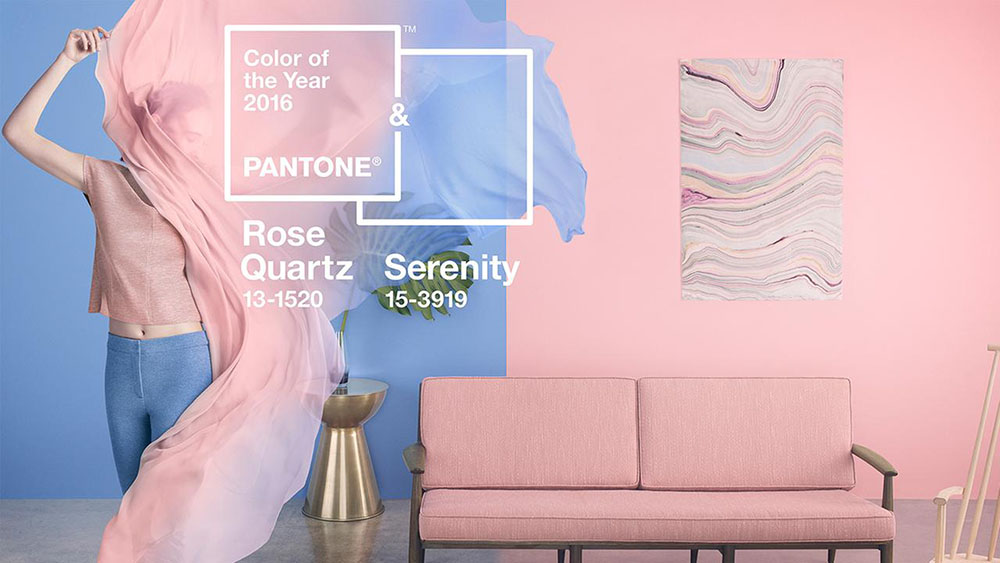 Rose Quartz and Serenity - Pantone Color of the Year 2016