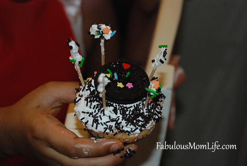 black forest trees cupcake