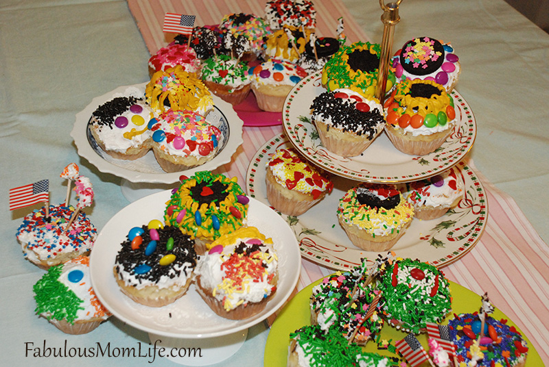 cupcakes decorated by kids