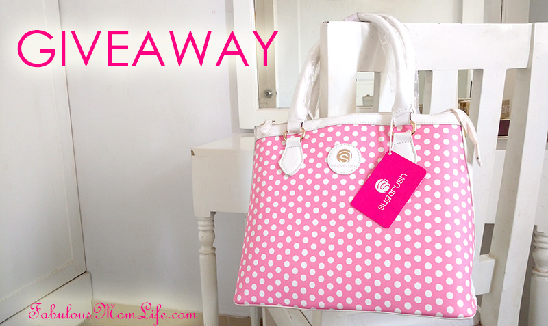 March Giveaway: Pink Polka Handbag with My Favorite Goodies!