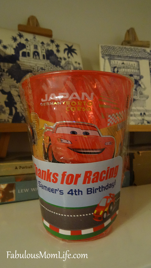 Cars Party Favors - Straw Cups