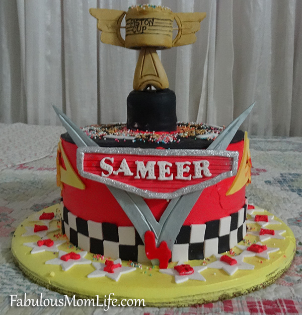 Pixar Cars themed Birthday Cake