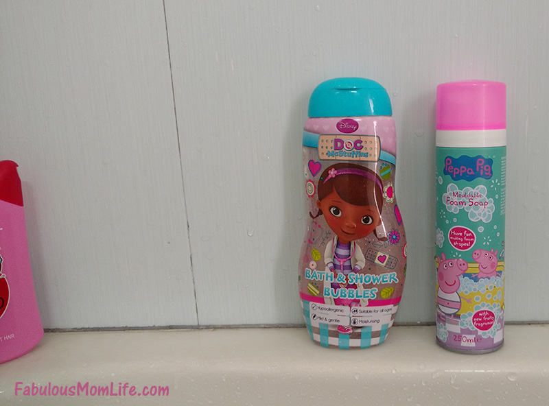 Doc McStuffins Shower Gel and Peppa Pig Mouldable Bath Foam