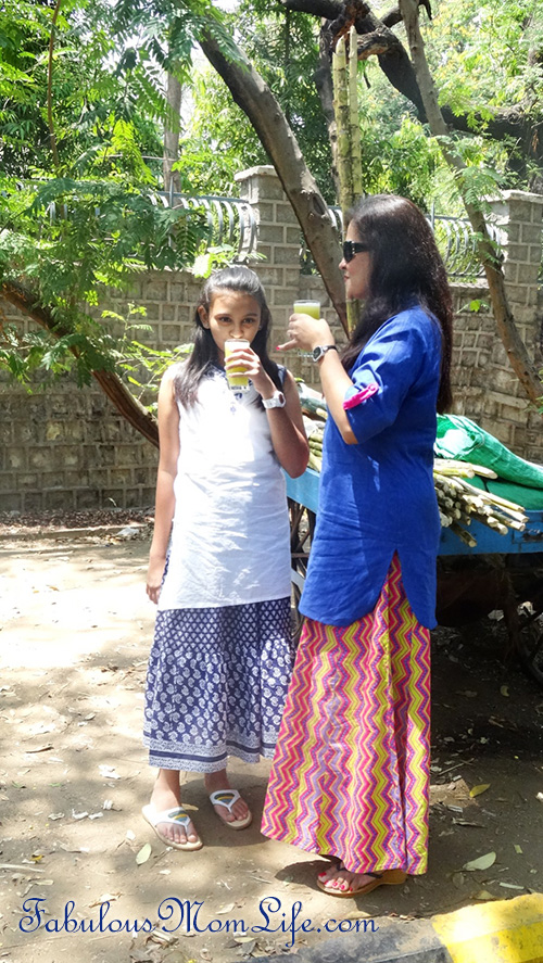 Blue Kurti by Anouk paired with Multicolor Palazzo Pants