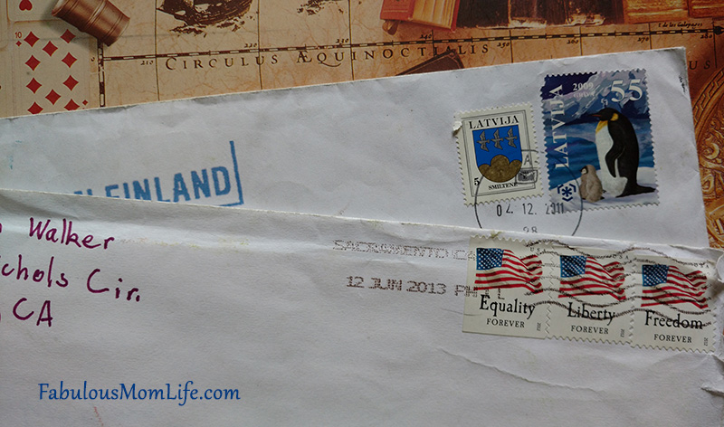 Letters from Penfriends with Stamps