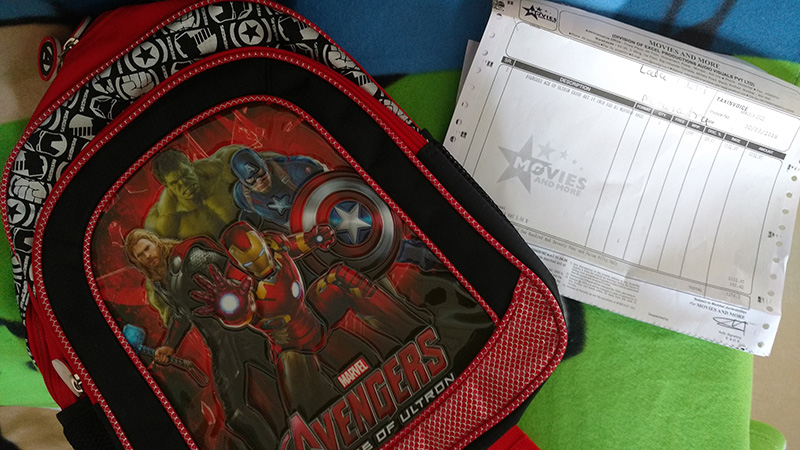 Avengers School Bag