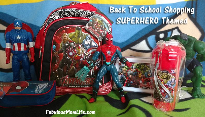 Back to School Shopping - Avengers Theme