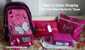 Back to School Shopping - Hot Pink and Black