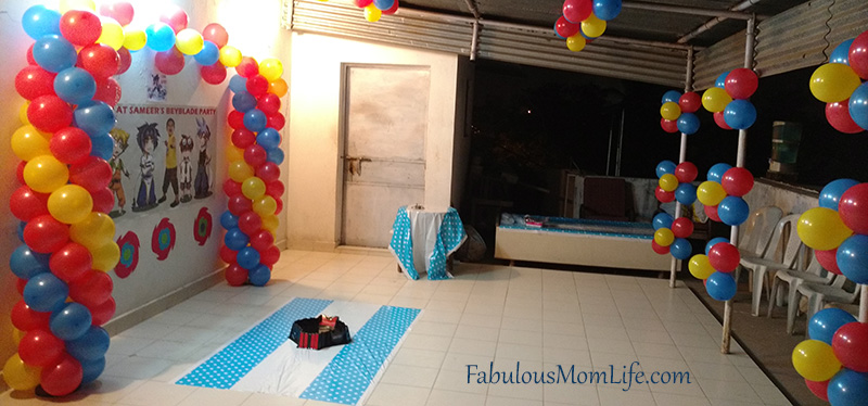 Beyblade Party Decoration with Table Cloths