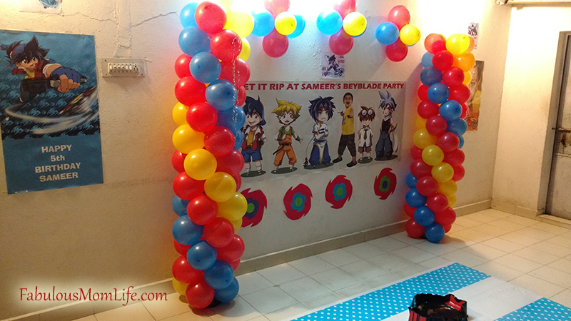Beyblade Party Decoration