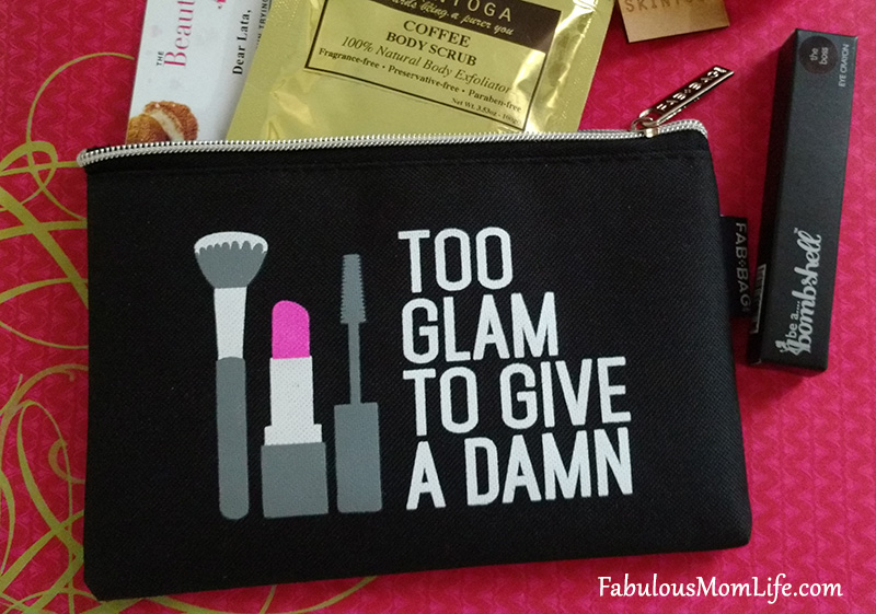 Too Glam to Give a Damn - Makeup/Cosmetic Pouch