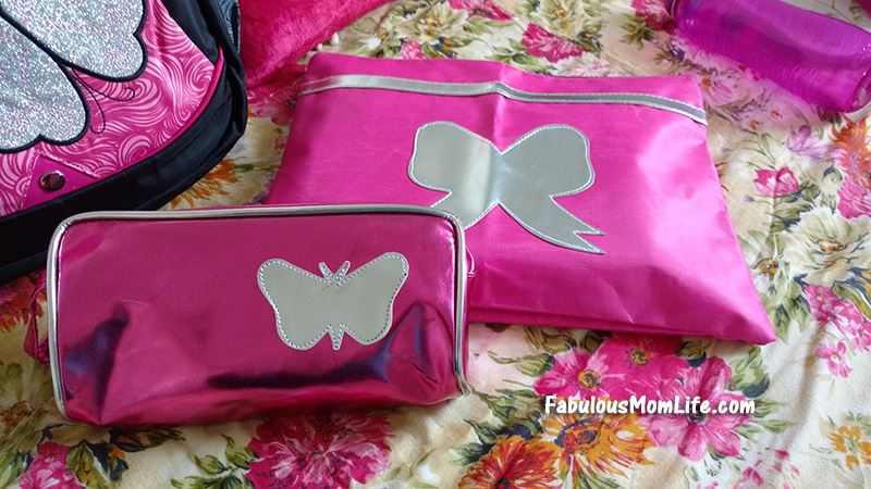 Hot Pink Pencil Pouch and File Folder by Aayera's Nest