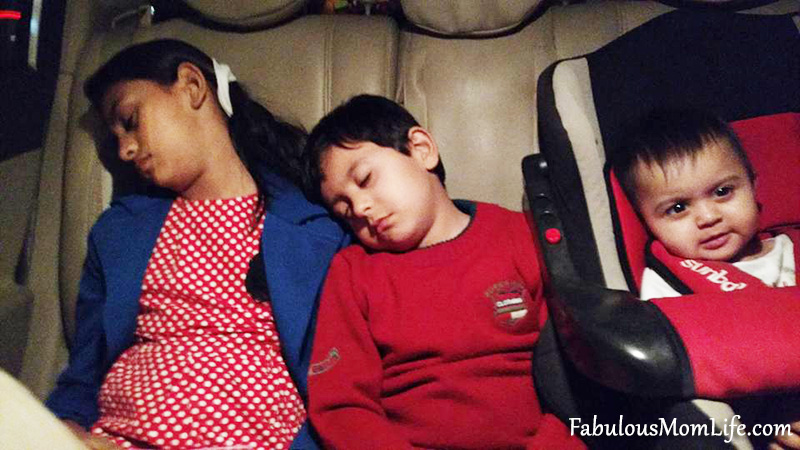 Kids Dozing Off in the Car