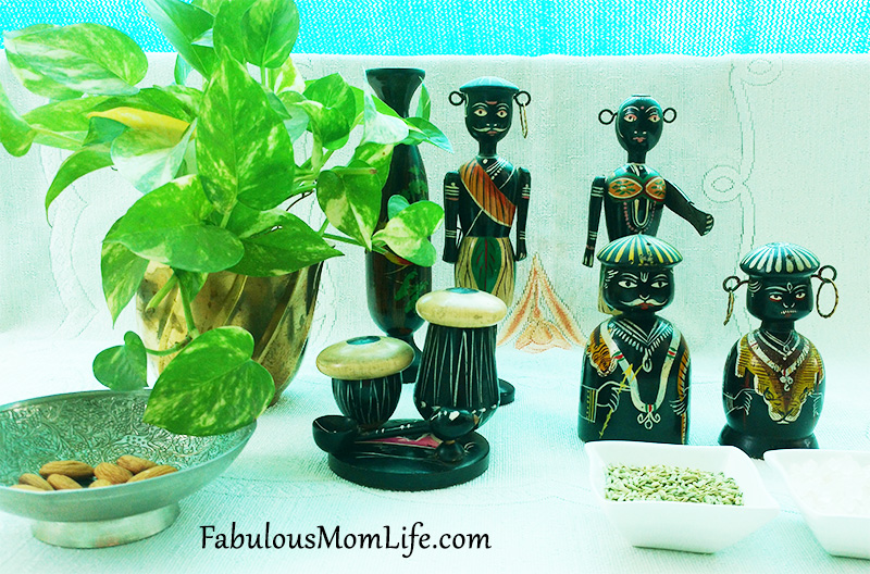 Traditional Wooden Indian Toys - Table Decorating