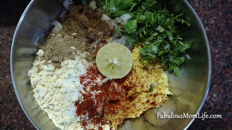 Dough/Ingredients for Corn Cutlets