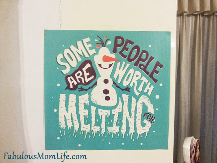 Frozen Party Olaf Slogan Decoration