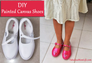 How to paint canvas shoes