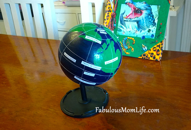 DIY 3D Globe Model for School Project