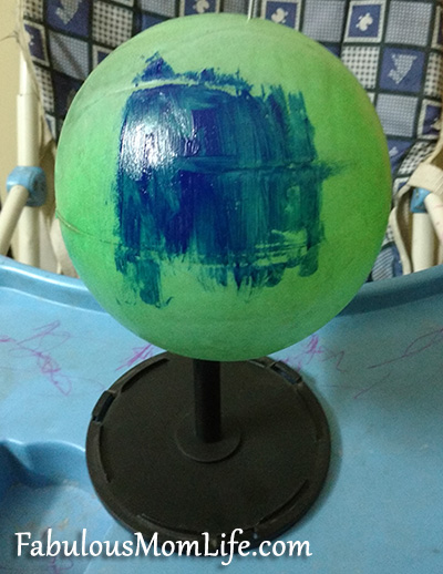 DIY 3D Globe Model for School Project