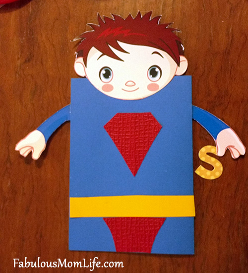 DIY Superhero Paper Hand Puppet