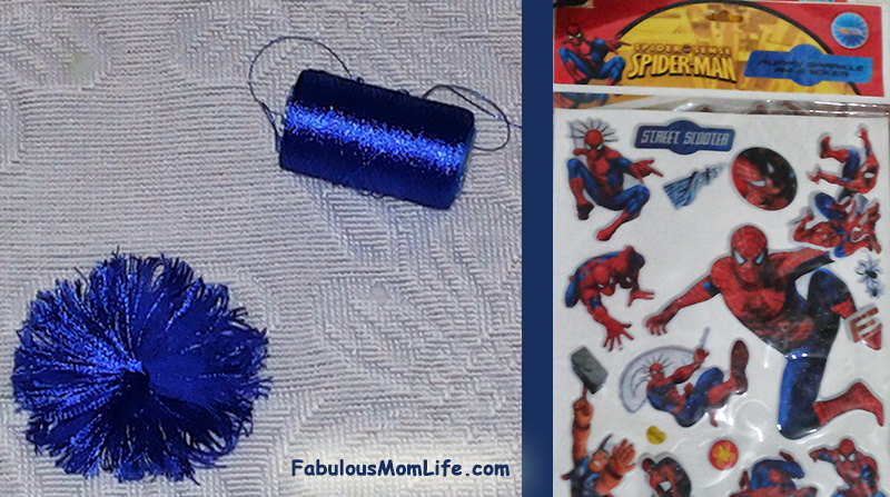 DIY spider man rakhi