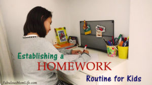 Establishing a Homework Routine for Kids