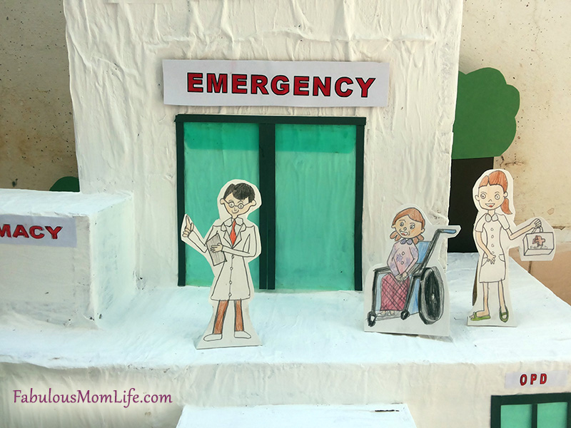 Hand drawn Doctor, patient and nurse figures