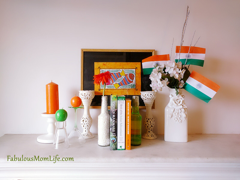 Indian Tricolor Mantel Decoration for 15th August