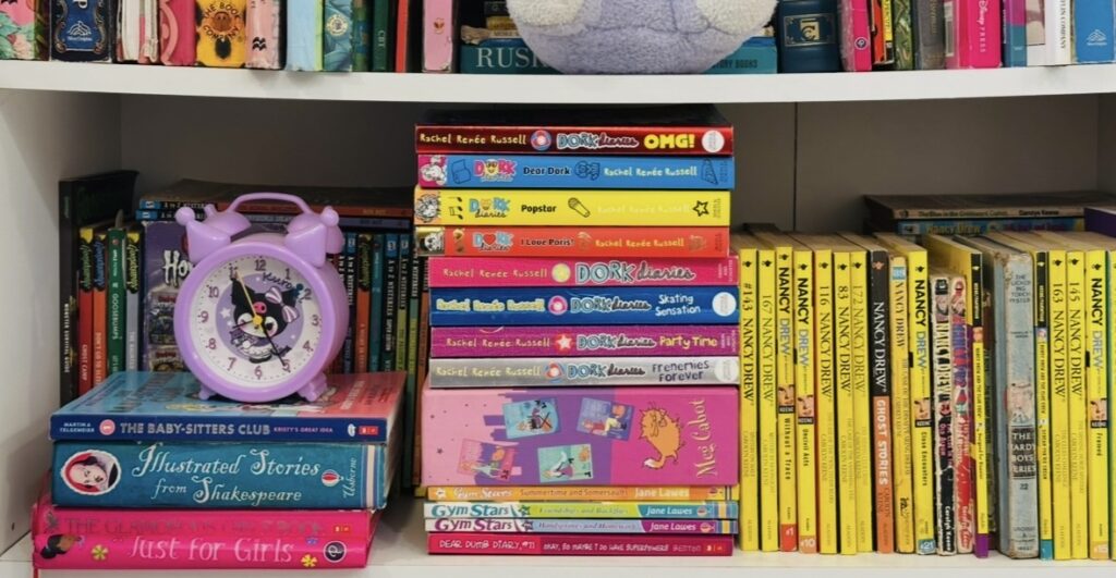 Dork Diaries, Princess Diaries, Nancy Drew Book series 
