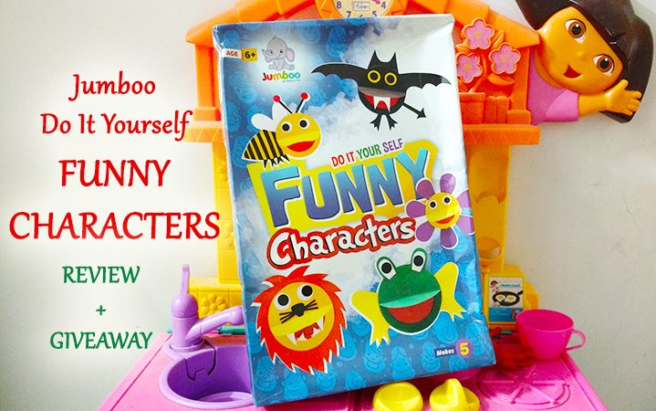 Jumboo Funny Characters DIY Craft Kit for Kids - Review and Giveaway