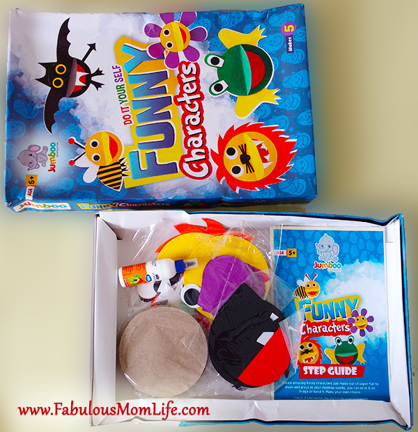 Jumboo Funny Characters DIY Craft Kit for Kids