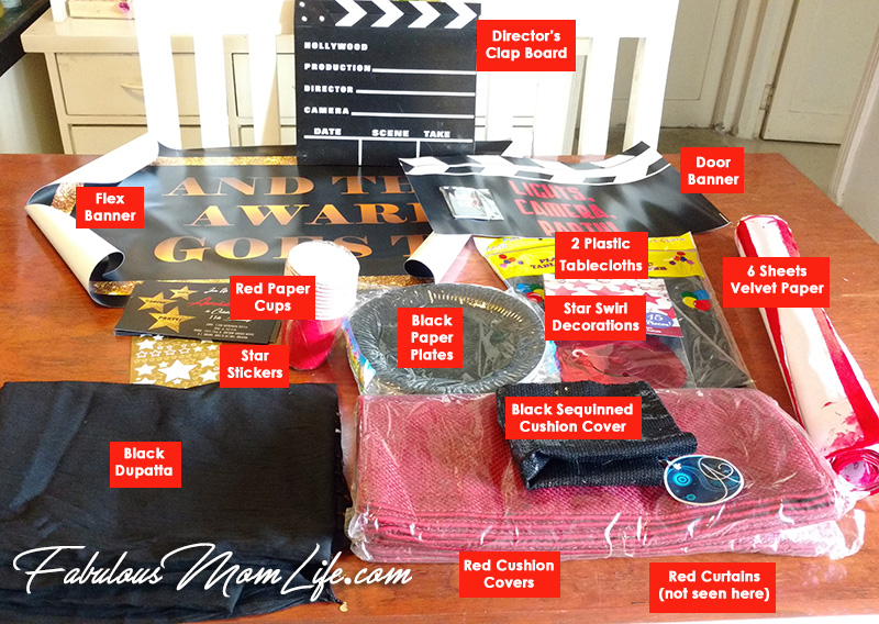 Movie Awards Night/Red Carpet Decoration Party Supplies