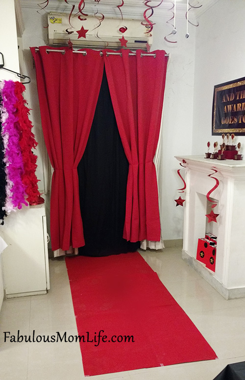 DIY Movie Awards Night Red Carpet Party Decorating