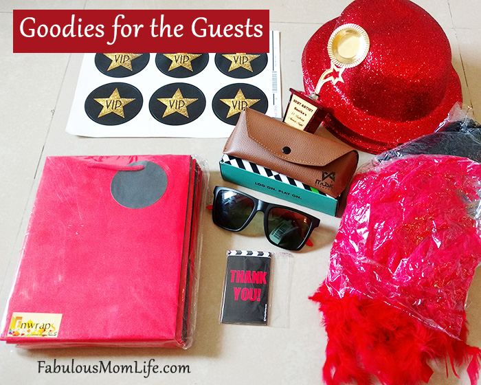 Movie Awards Night/Red Carpet Party Favors and Gifts for Guests