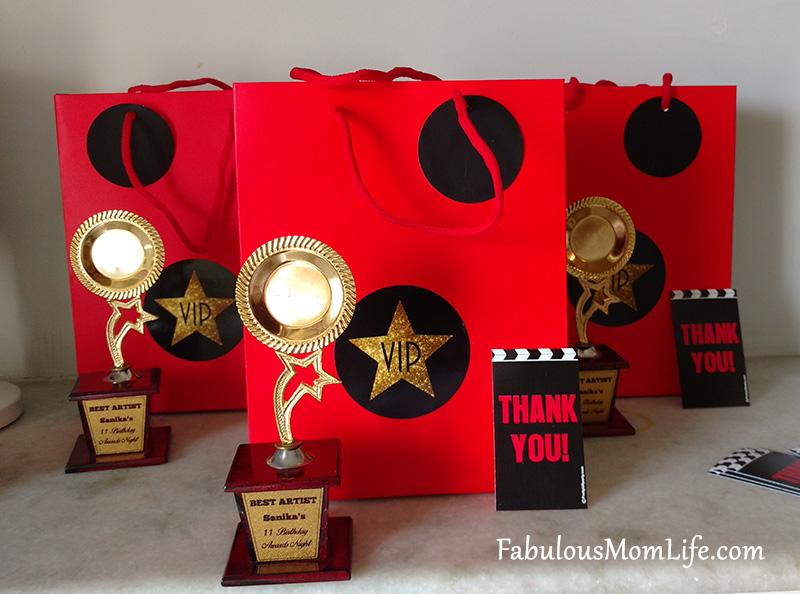 Movie Awards Night/Red Carpet Party Favors/Goodie Bags