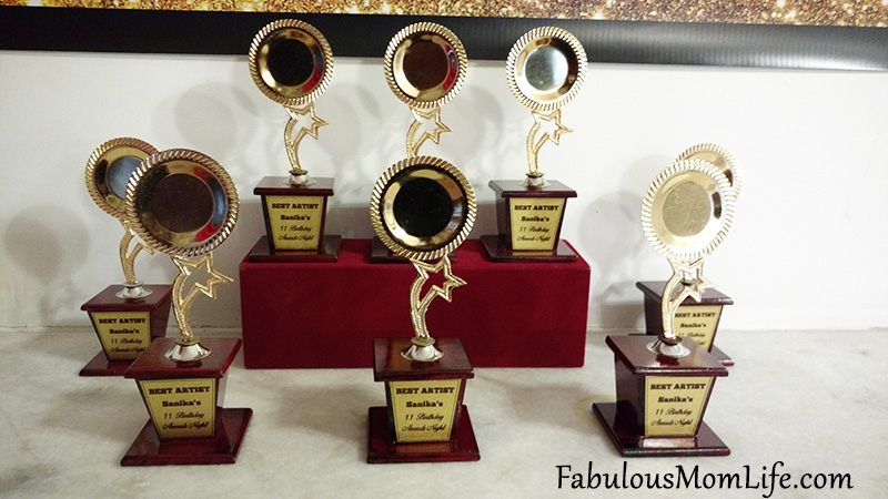 Movie Awards Night/Red Carpet Party Favors - Award Trophies