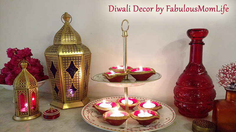 diwali decor mantle