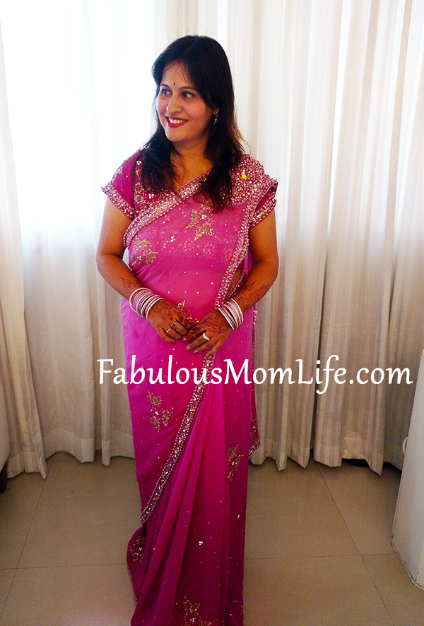 karwa chauth outfit Saree