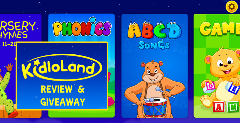 KidloLand Kids Activities App - Review + Giveaway