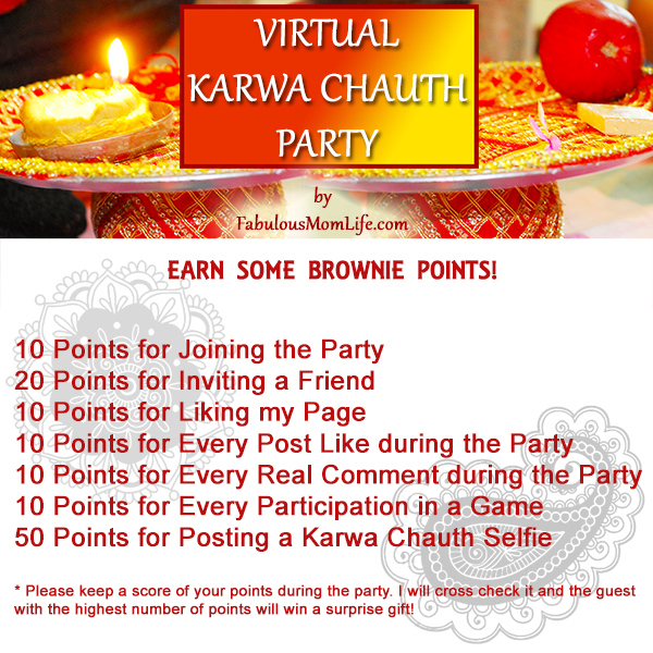 points - Virtual Karwa Chauth Party