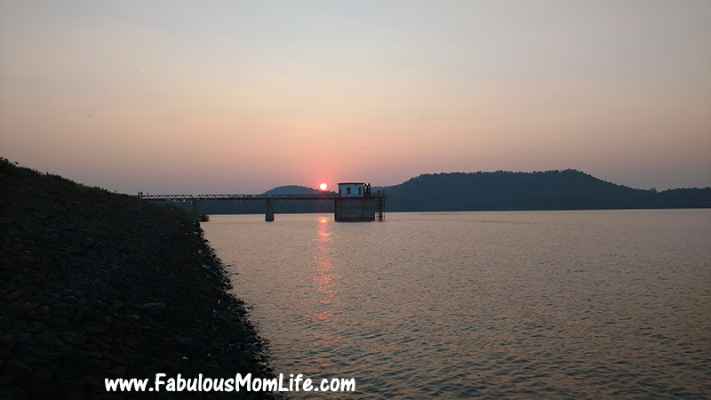 Sunset at Bor Dam, Nagpur