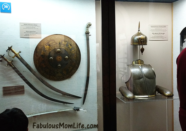 Emperor Akbar's Shield and Armor at the Mumbai Museum