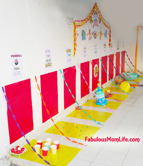 pokemon carnival birthday party decor 