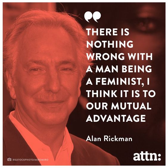 alan rickman feminist