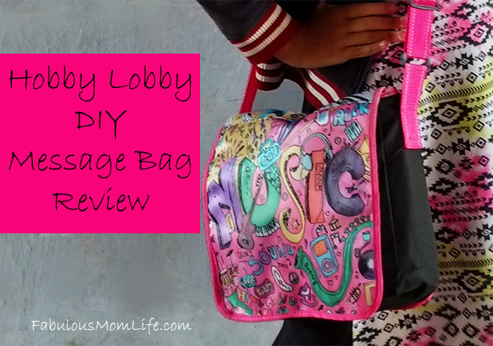 Hobby Lobby DIY Message Bag Review