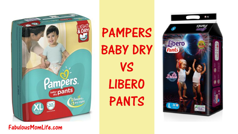 Libero Diaper Pants vs Pampers Baby Dry Diaper Pants