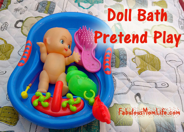 Doll Bath - Pretend Play Themed 2nd Birthday Party
