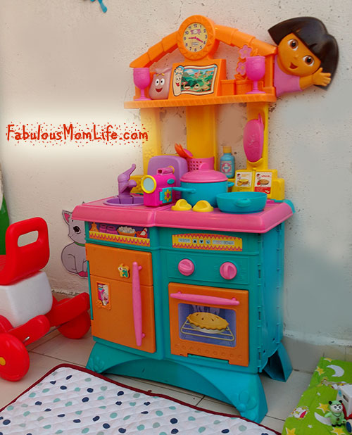 Dora Play Kitchen Set - Pretend Play Themed 2nd Birthday Party
