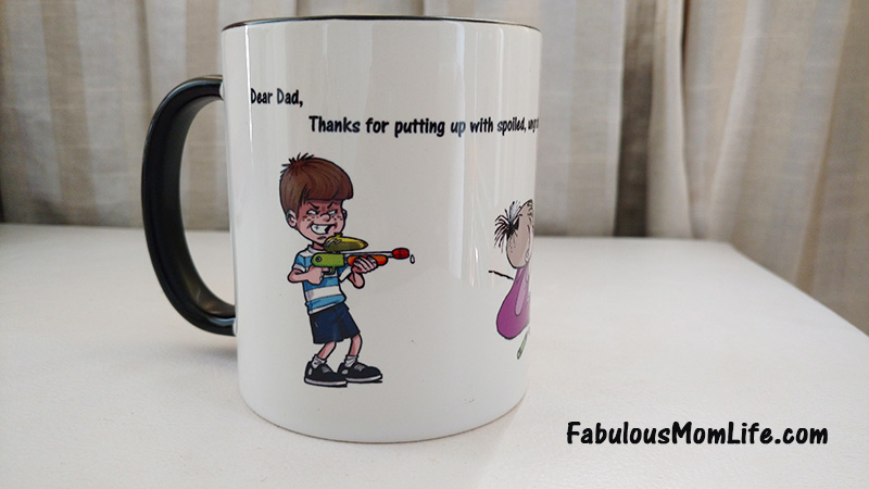 personalized mug for dad from kids - 3 siblings