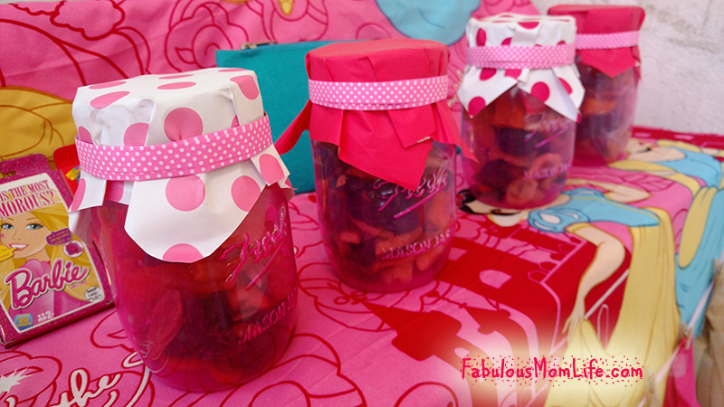 Pink Mason Jar Return Gifts for Grown Ups